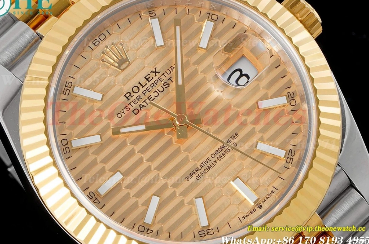 King 126333 VR3235 YG Datejust Gold SS Jubilee 904L 41mm Stk 0417
